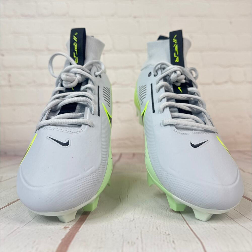 Nike Vapor Edge Pro 360 2 Platinum Green Football Cleats Mens Sz 12 (DA5456-004) - Picture 5 of 10